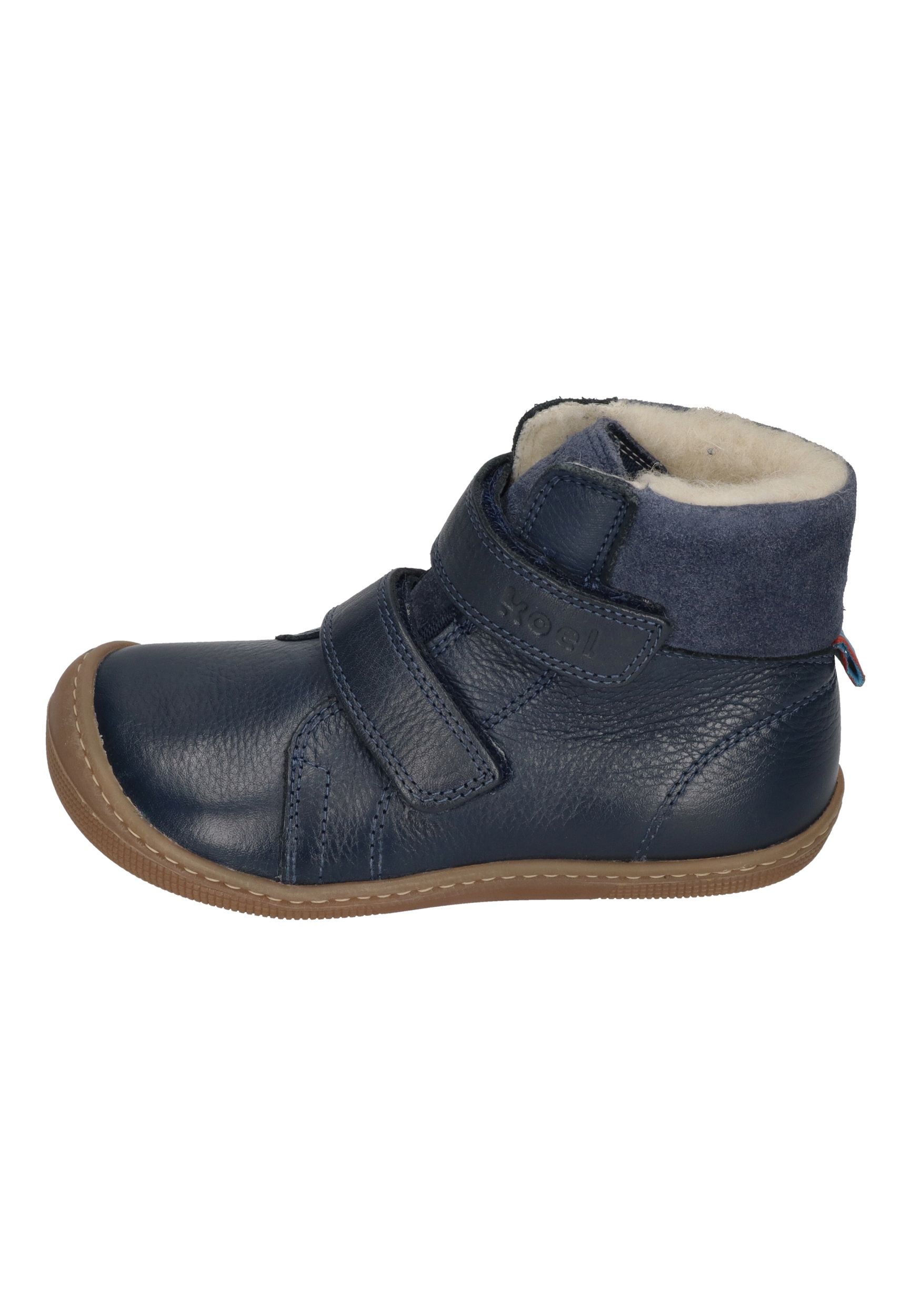 KOEL Barefoot Kinderstiefel - EMIL NAPA WOOL - blue