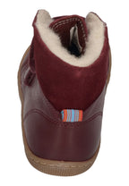 KOEL Barefoot Kinderstiefel - EMIL NAPA WOOL - bordo