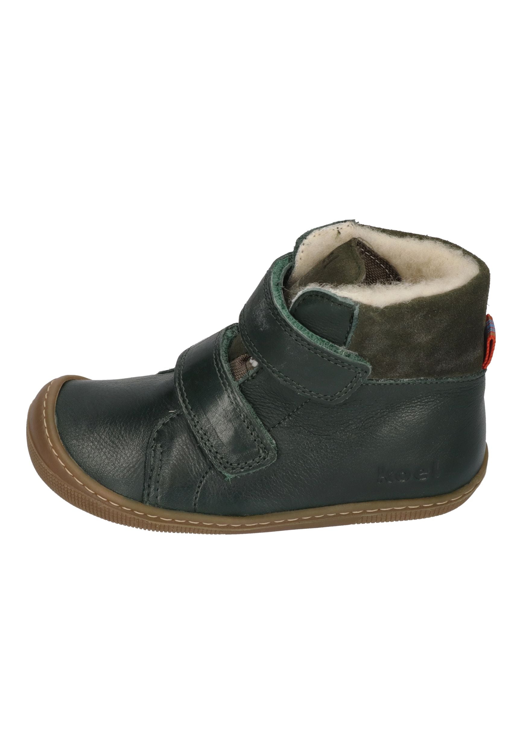 KOEL Barefoot Kinderstiefel - EMIL NAPA WOOL - green