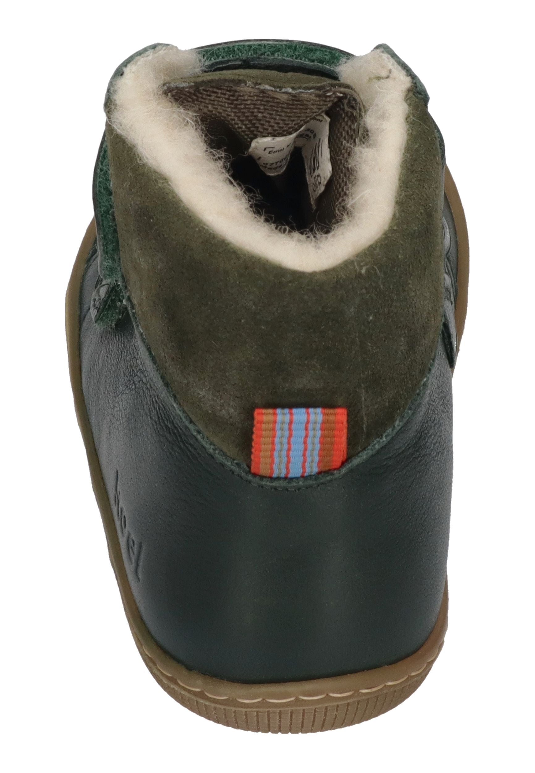 KOEL Barefoot Kinderstiefel - EMIL NAPA WOOL - green