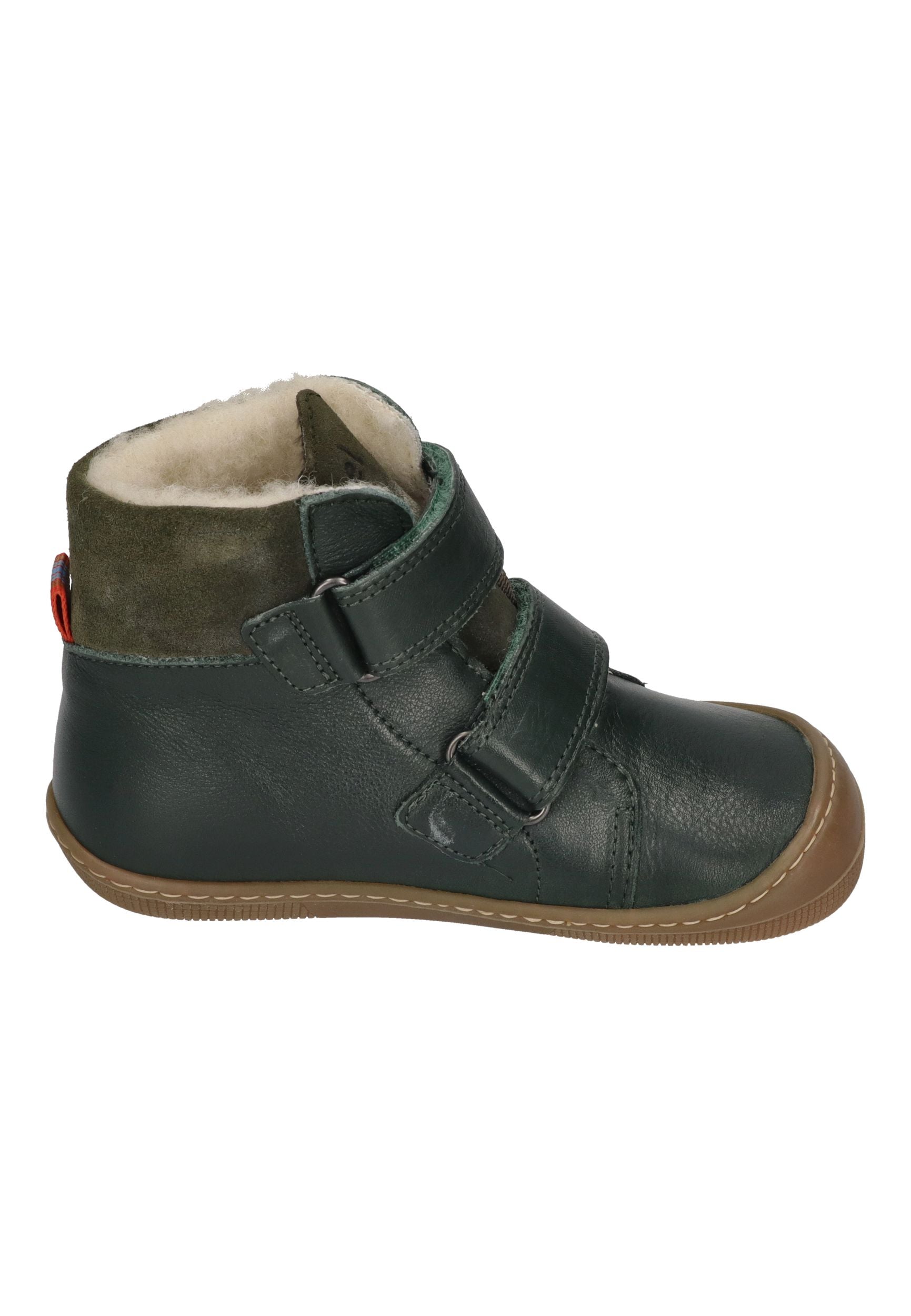 KOEL Barefoot Kinderstiefel - EMIL NAPA WOOL - green
