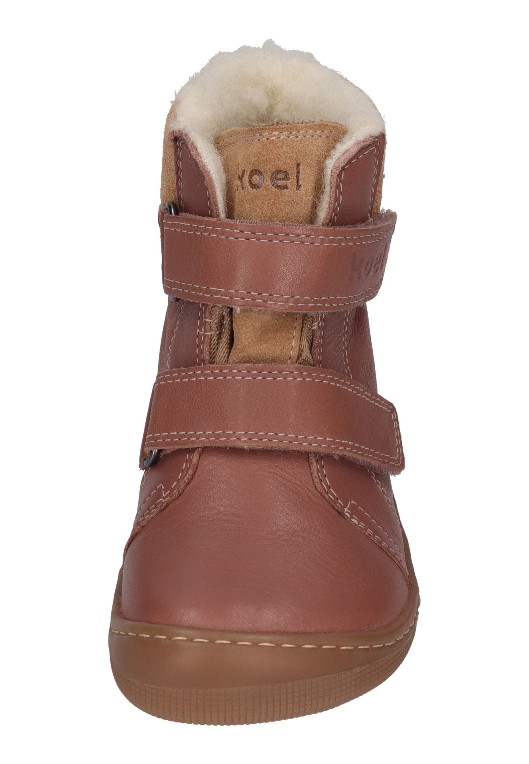 KOEL Barefoot Kinderstiefel - EMIL NAPA WOOL - old rose