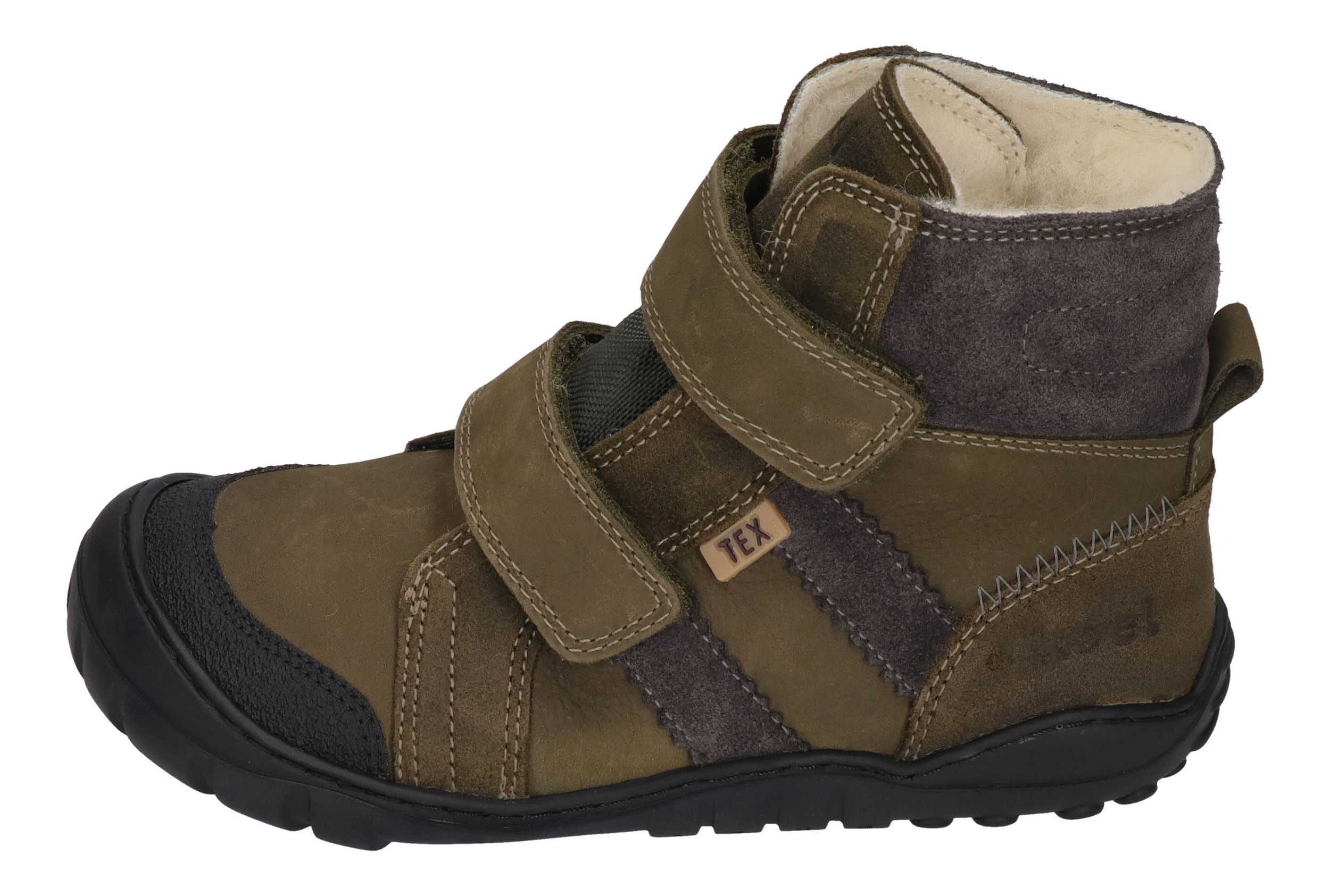 KOEL Barefoot Teenager Boots MILO 2.0 HYDRO WP khaki