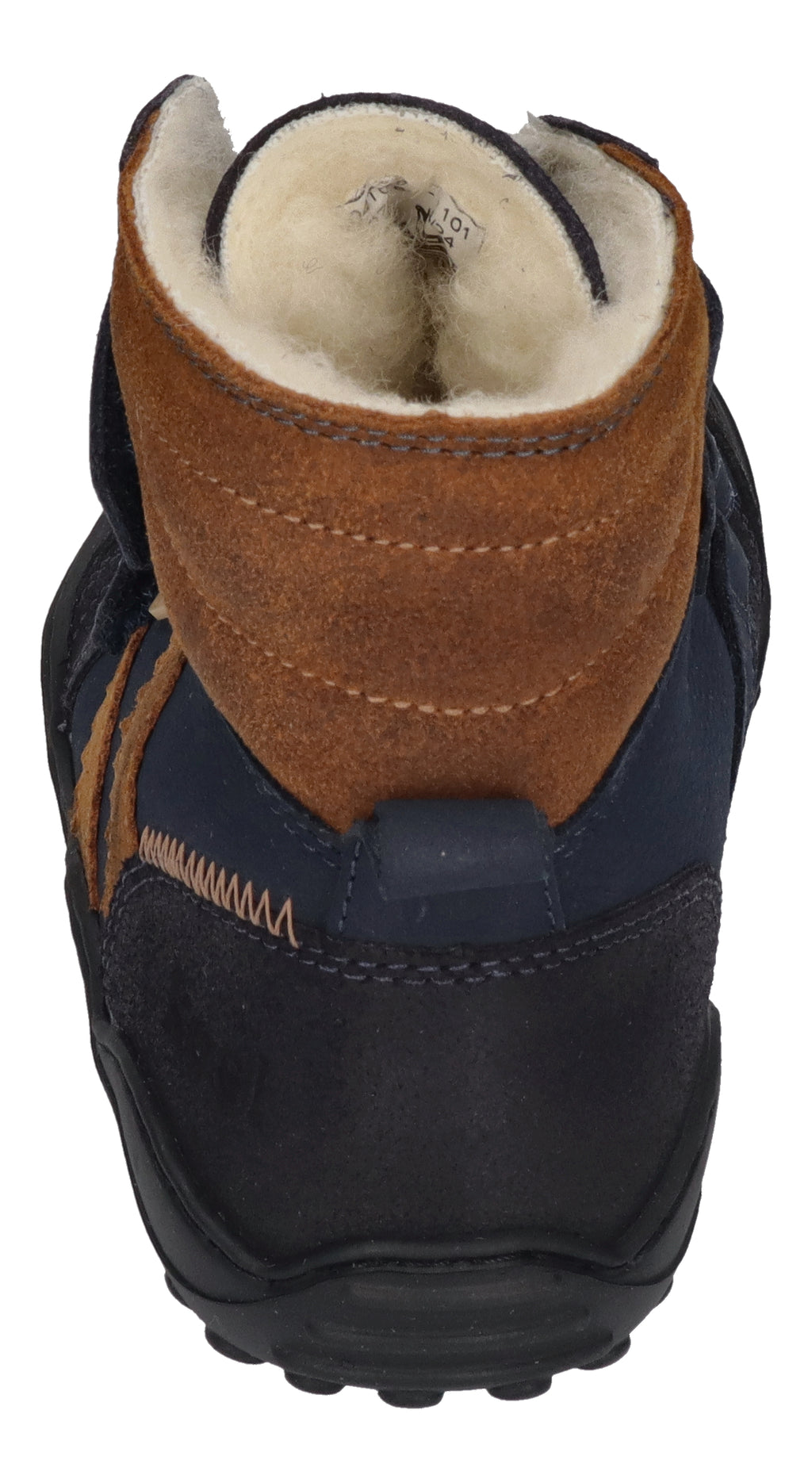 KOEL Barefoot Teenager Boots MILO 2.0 HYDRO WP navy cognac