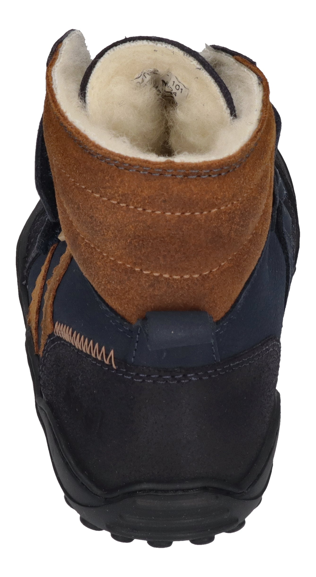 KOEL Barefoot Teenager Boots MILO 2.0 HYDRO WP navy cognac