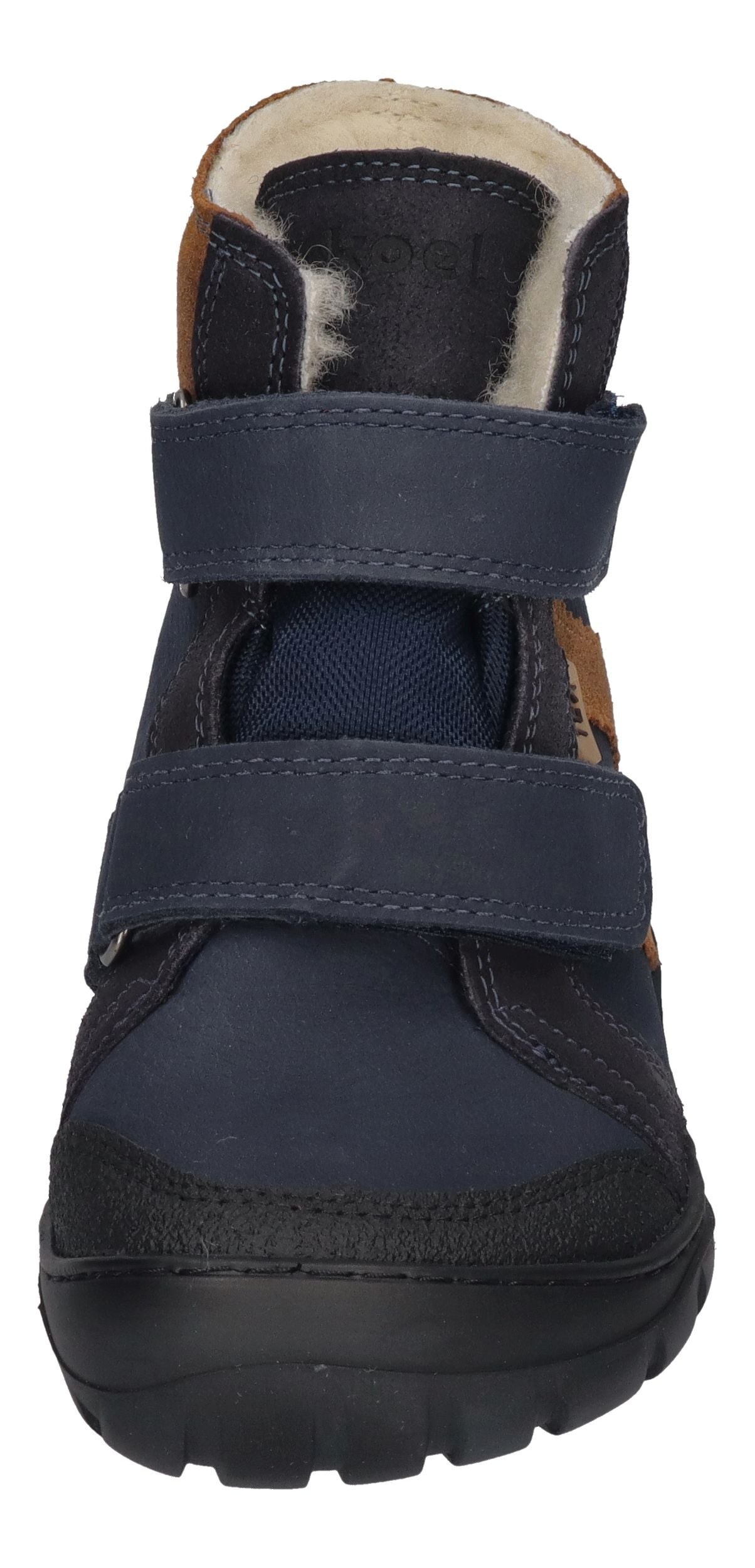 KOEL Barefoot Teenager Boots MILO 2.0 HYDRO WP navy cognac
