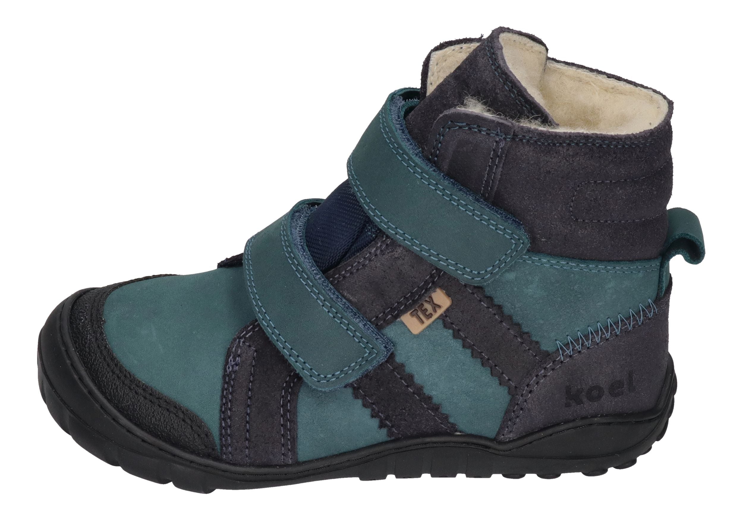 KOEL Barefoot Kinderstiefel MILO 2.0 HYDRO WP turquoise