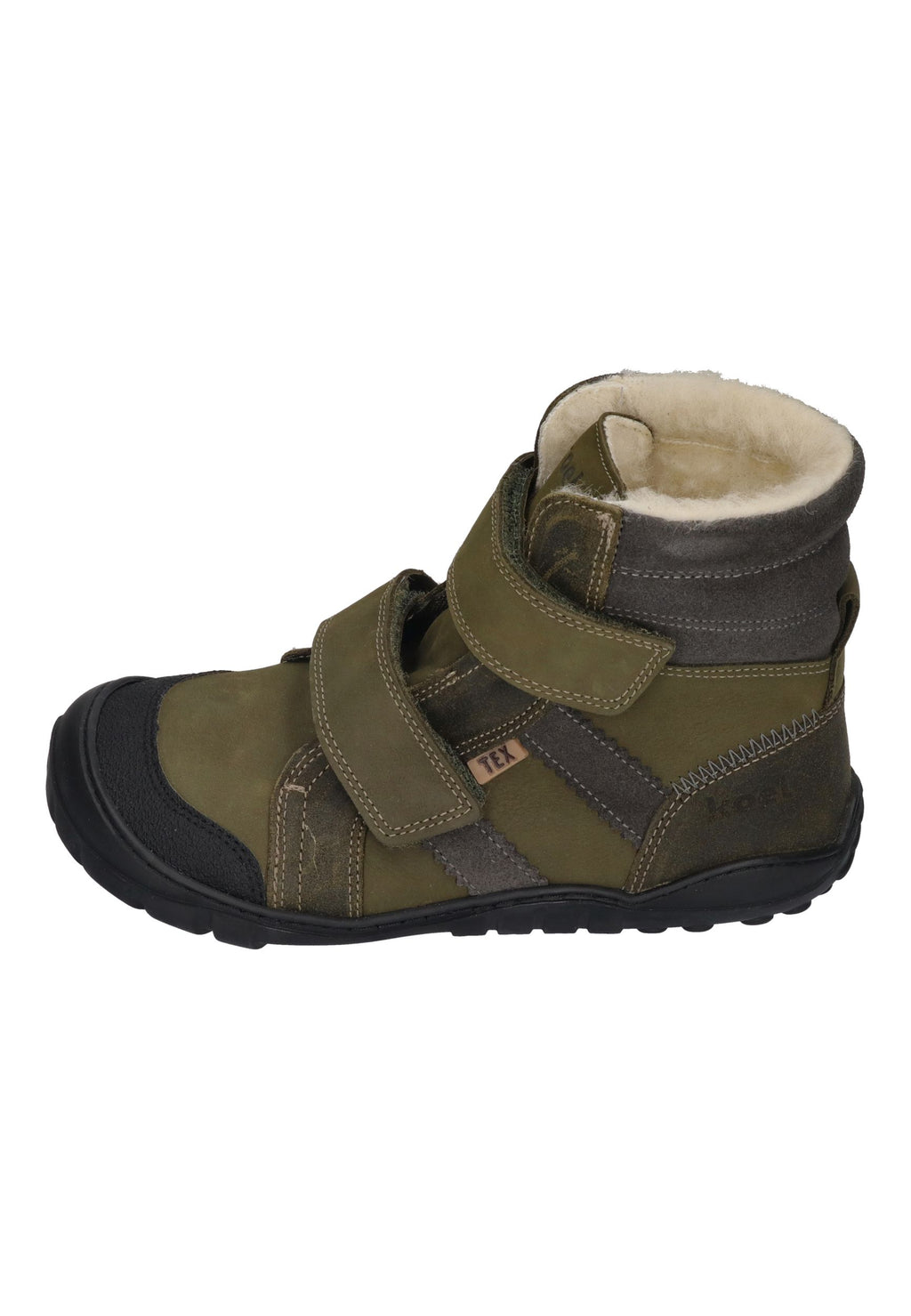 KOEL Barefoot Teenager Boots MILO 3.0 HYDRO WP khaki