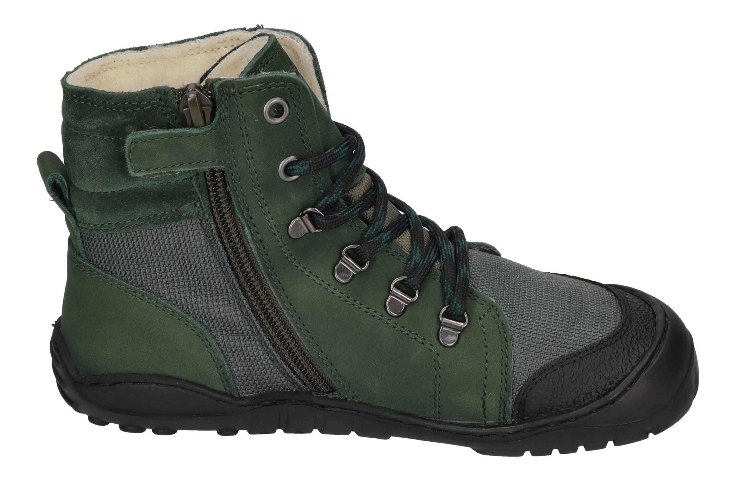 KOEL Barefoot Teenager Stiefel MILONI 2.0 HYDRO WP green