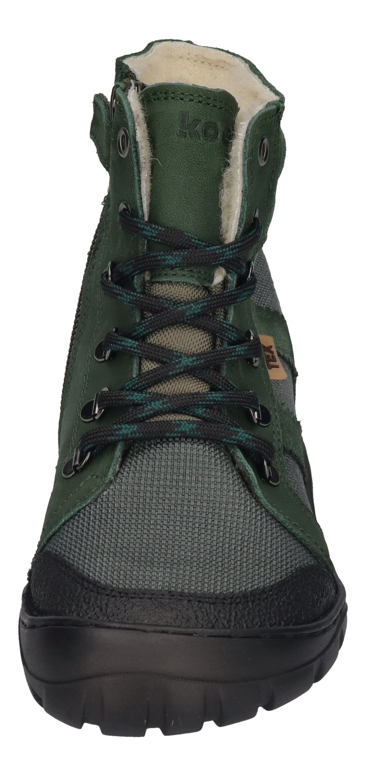 KOEL Barefoot Teenager Stiefel MILONI 2.0 HYDRO WP green
