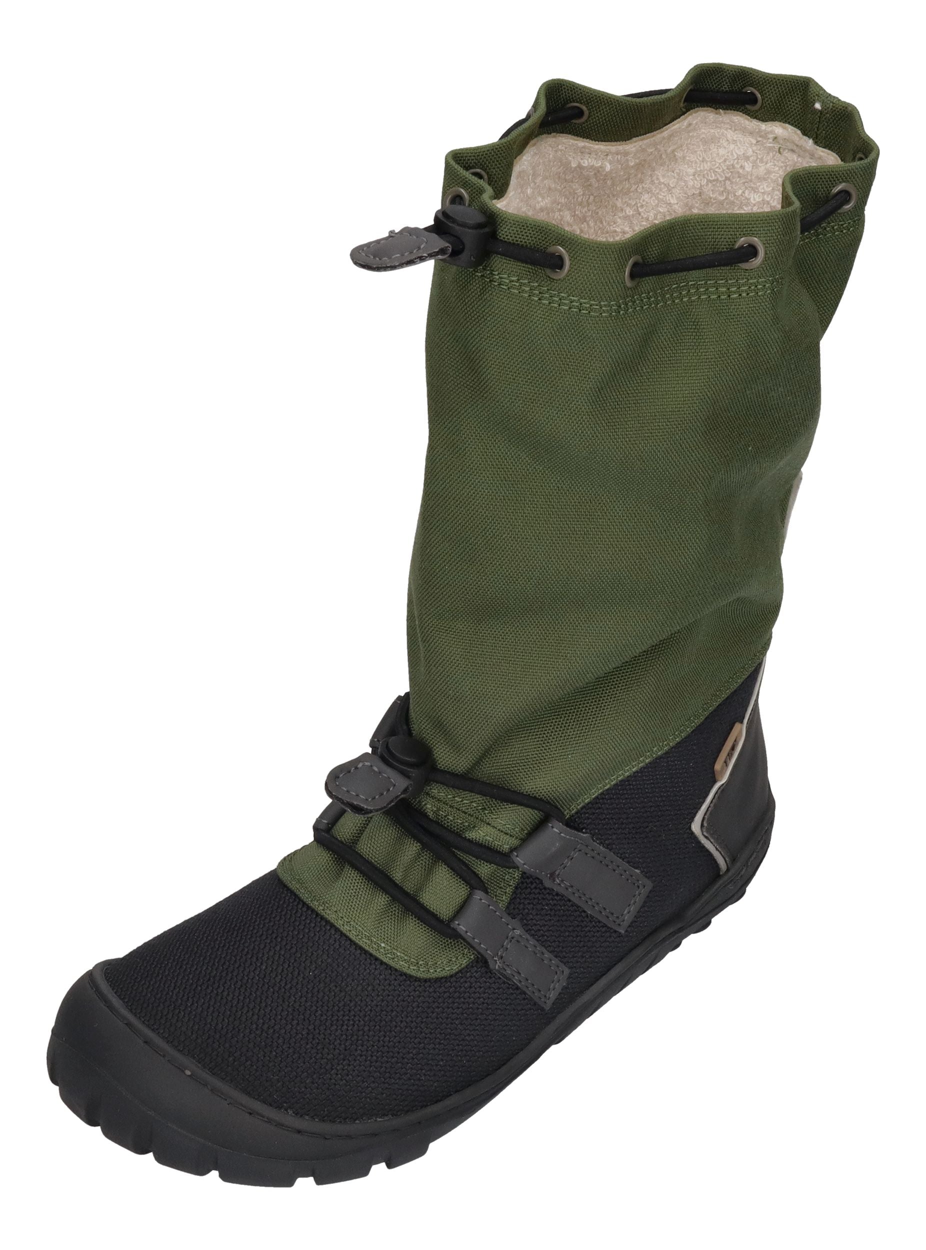 KOEL Barefoot Kinderstiefel - RANA  WP BAMBO - olive