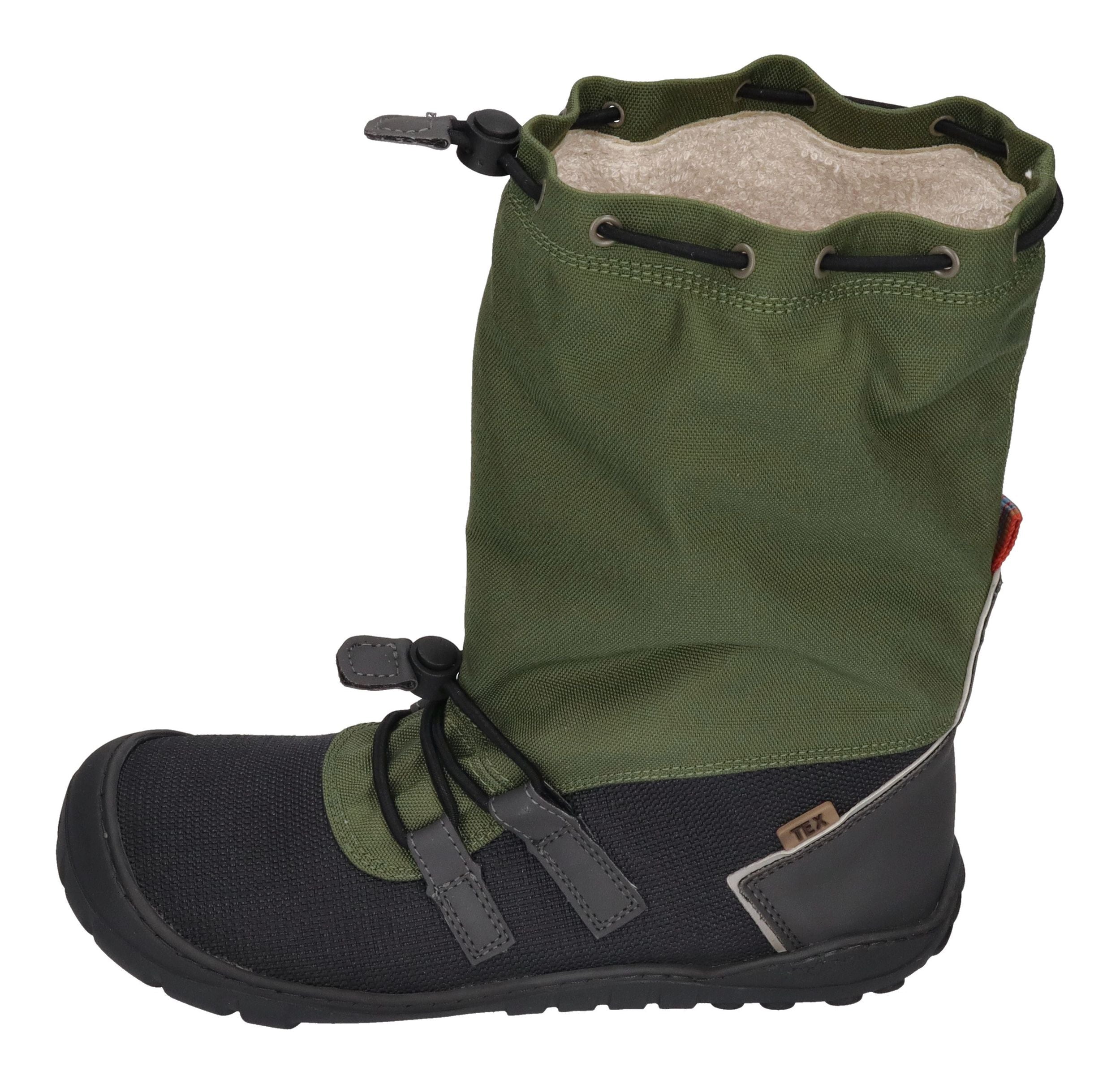 KOEL Barefoot Kinderstiefel - RANA  WP BAMBO - olive