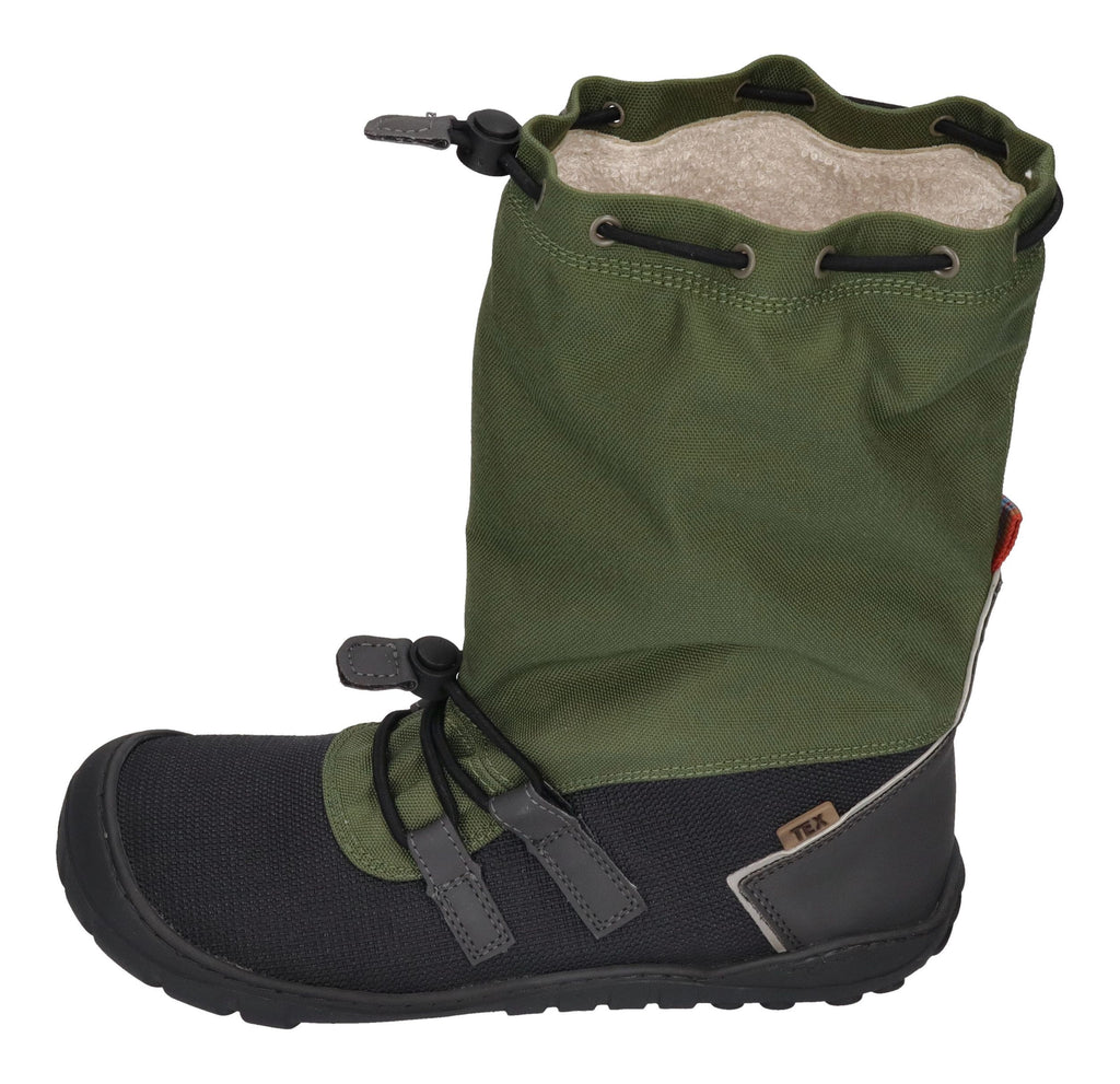 KOEL Barefoot Stiefel für Teenager RANA  WP BAMBO olive