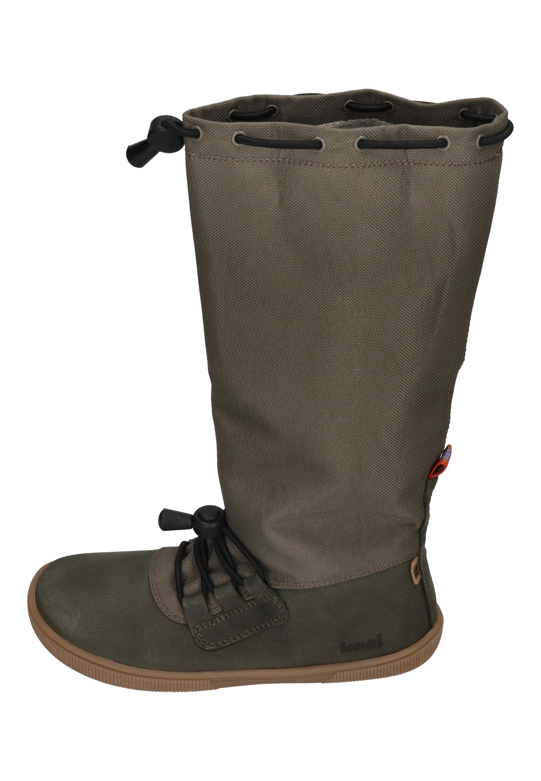 KOEL Barefoot Kinderstiefel RANA MERINO 08T012 khaki