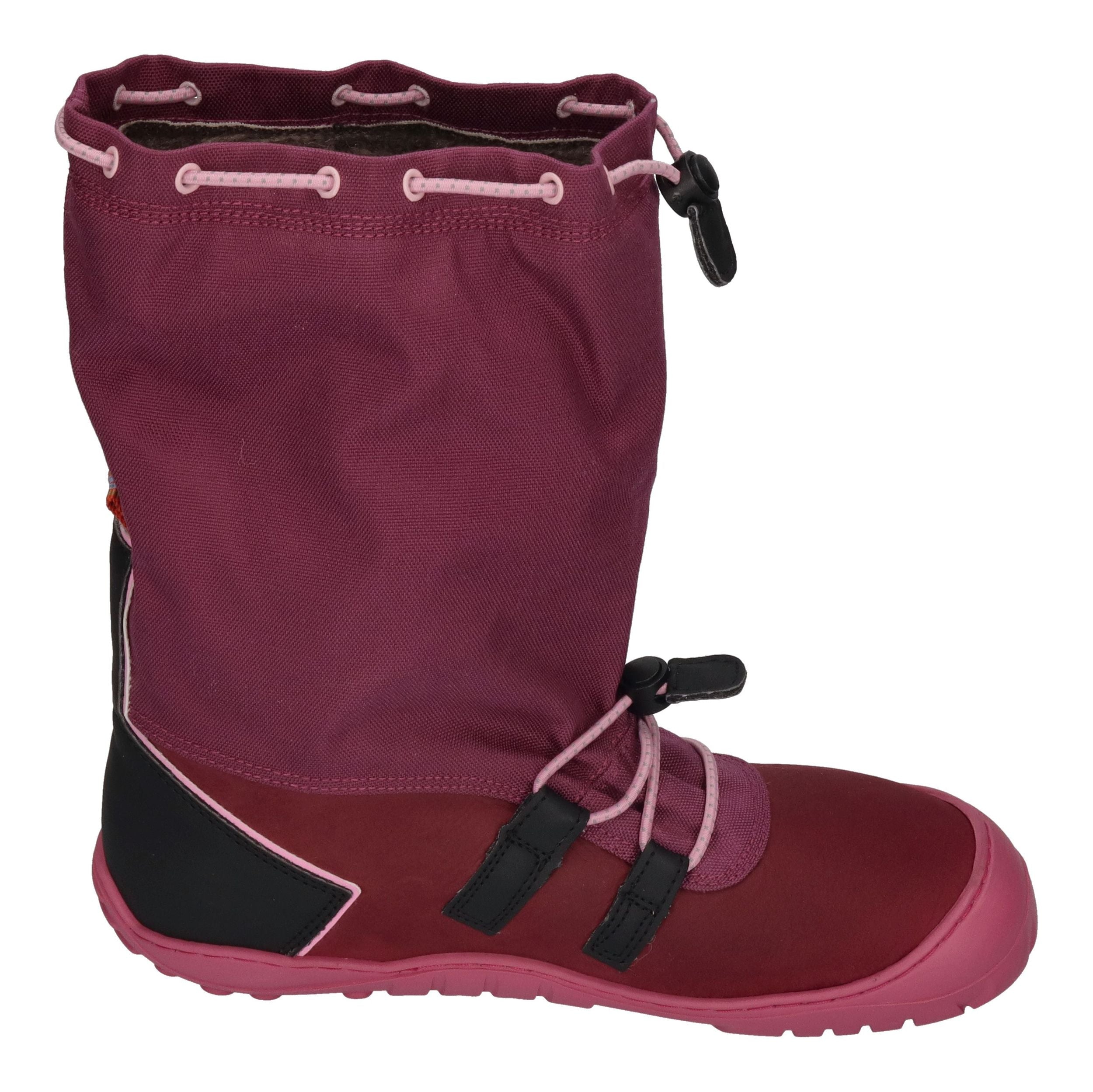 KOEL Barefoot Kinderstiefel - RANA WP LEX - bordo