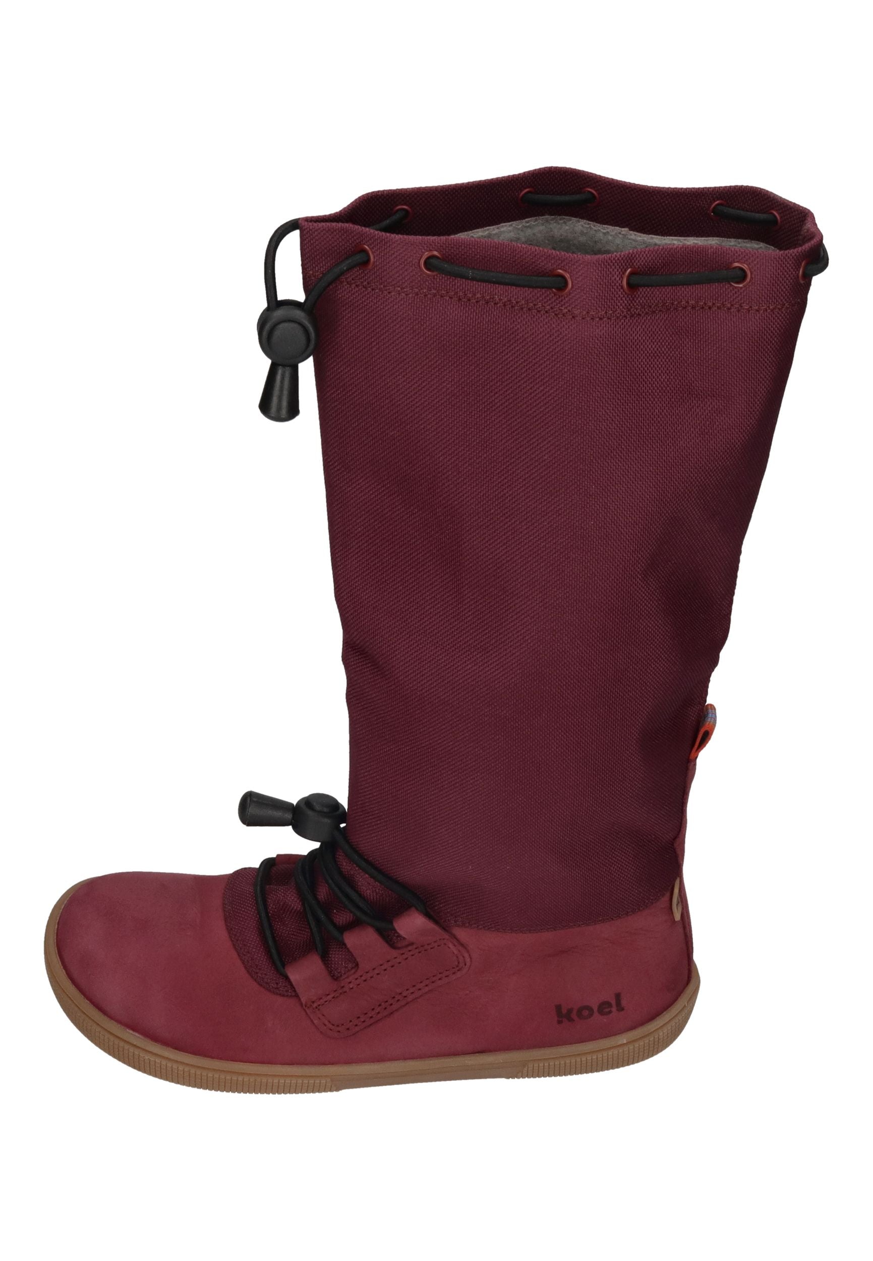 KOEL Barefoot Teenagerstiefel RANA MERINO 08T012 bordo