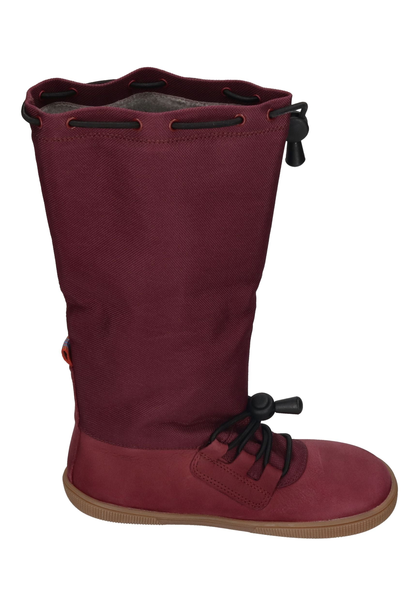 KOEL Barefoot Teenagerstiefel RANA MERINO 08T012 bordo