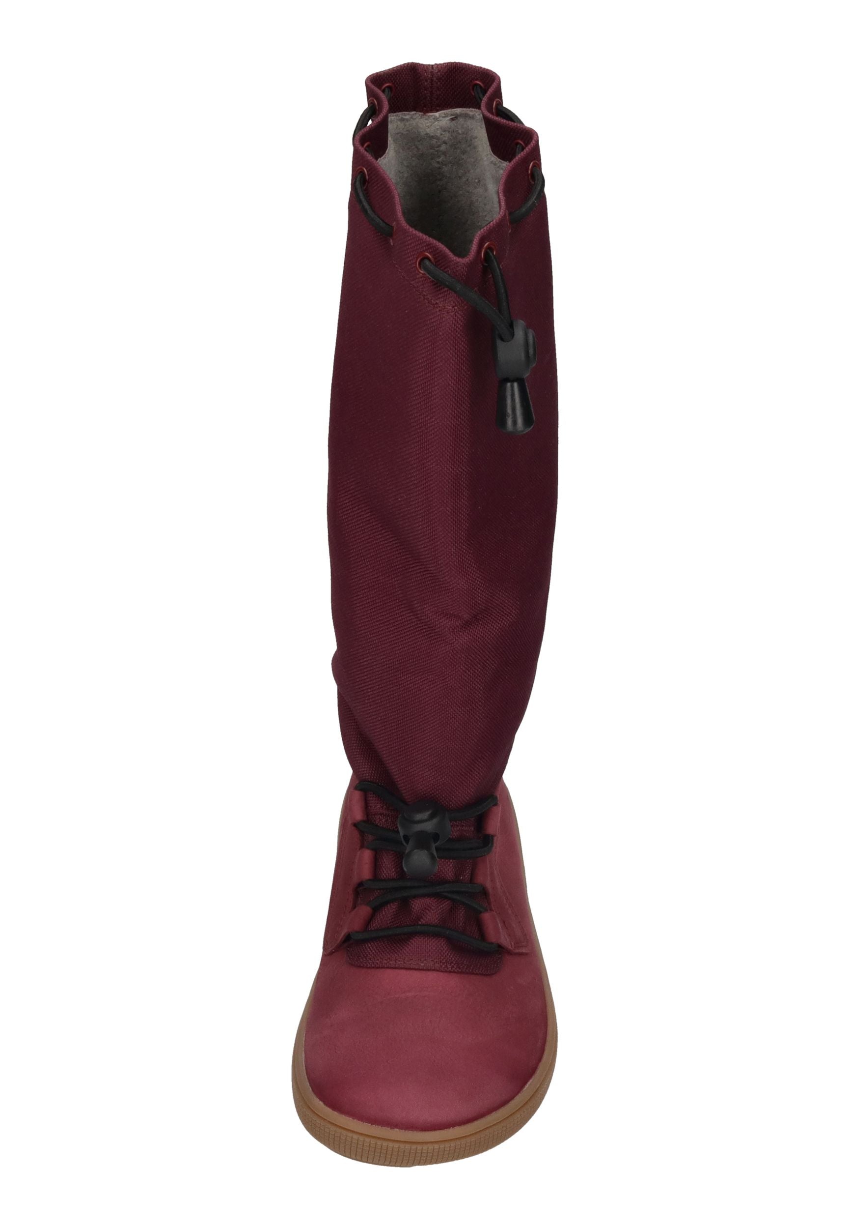 KOEL Barefoot Teenagerstiefel RANA MERINO 08T012 bordo