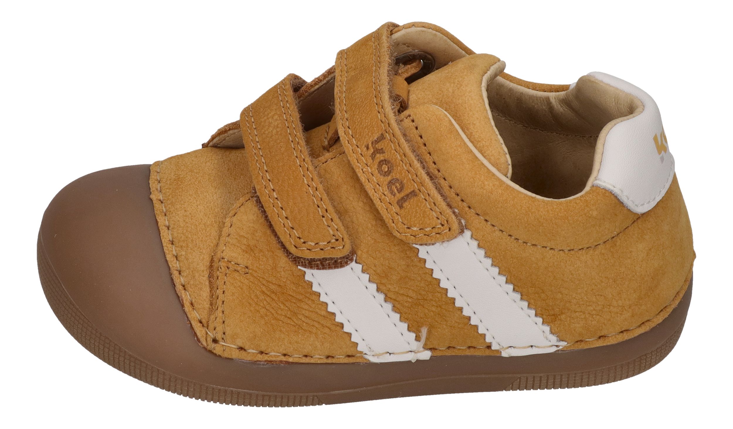 KOEL Barfuß Kinderschuhe Extra Weit ARCHIE LEATHER cognac