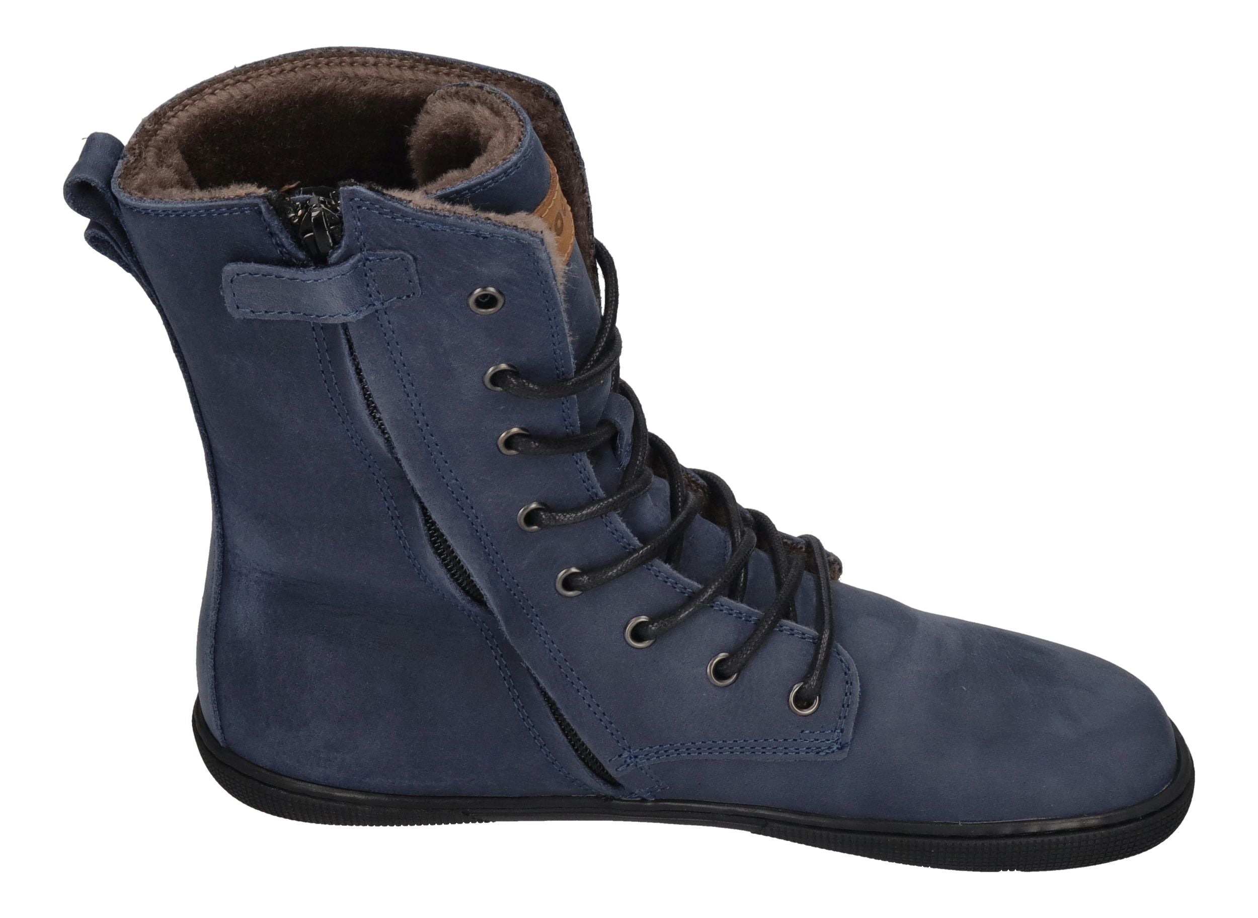 KOEL Damen Barefoot Booties - FARO LAMBSWOOL - blue