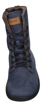 KOEL Damen Barefoot Booties - FARO LAMBSWOOL - blue