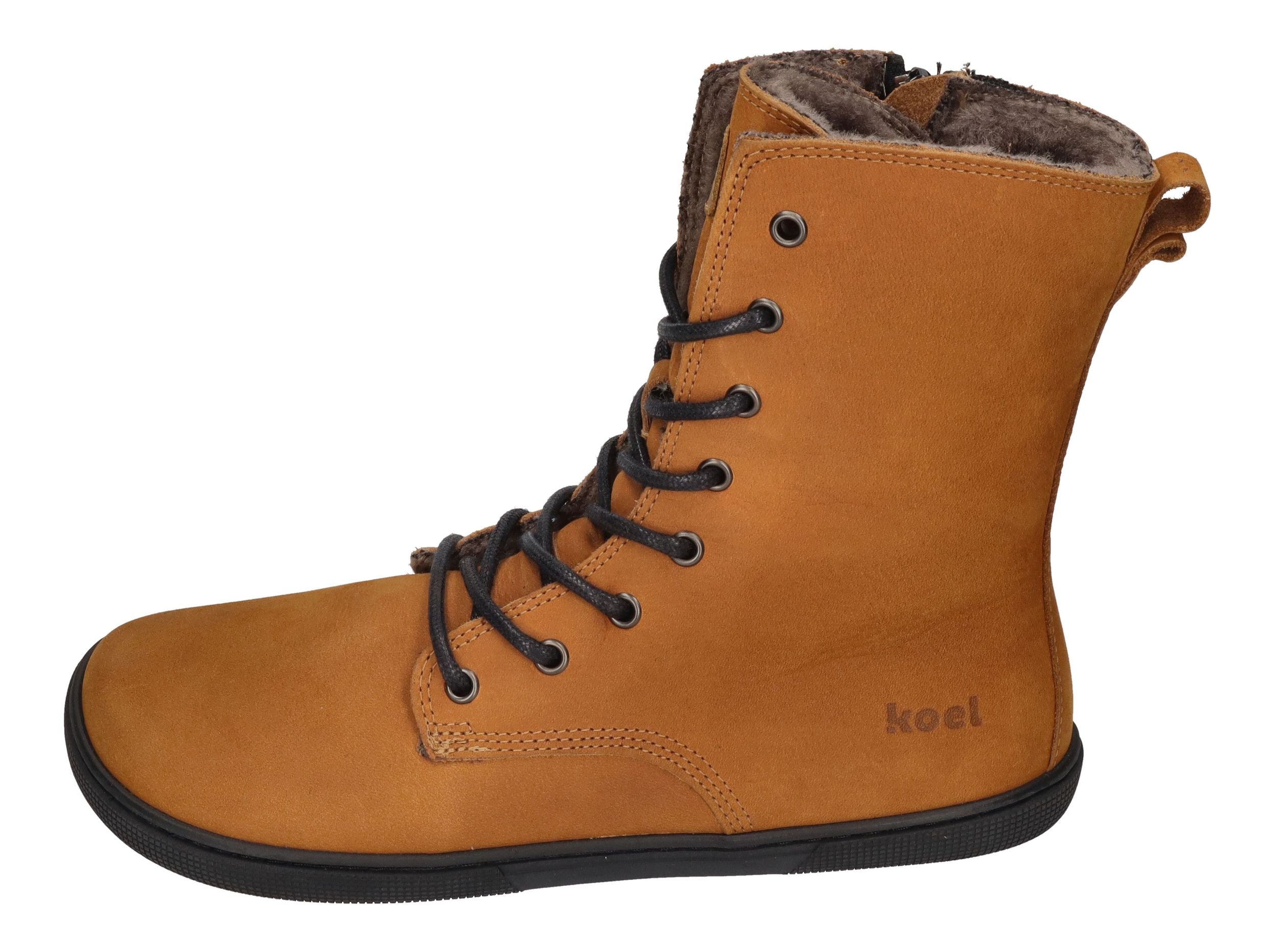 KOEL Damen Barefoot Booties mit Lammwolle FARO miel