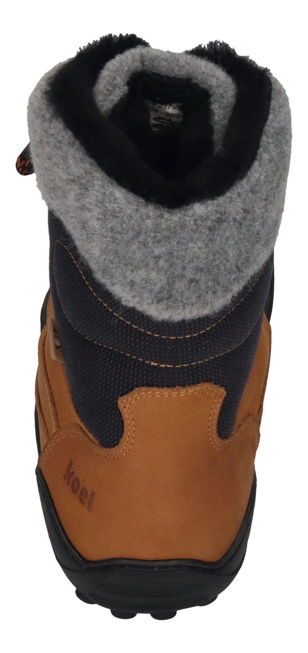 KOEL Damenschuhe Barefoot Stiefel LIAM TEX LAMBSWOOL  - miel