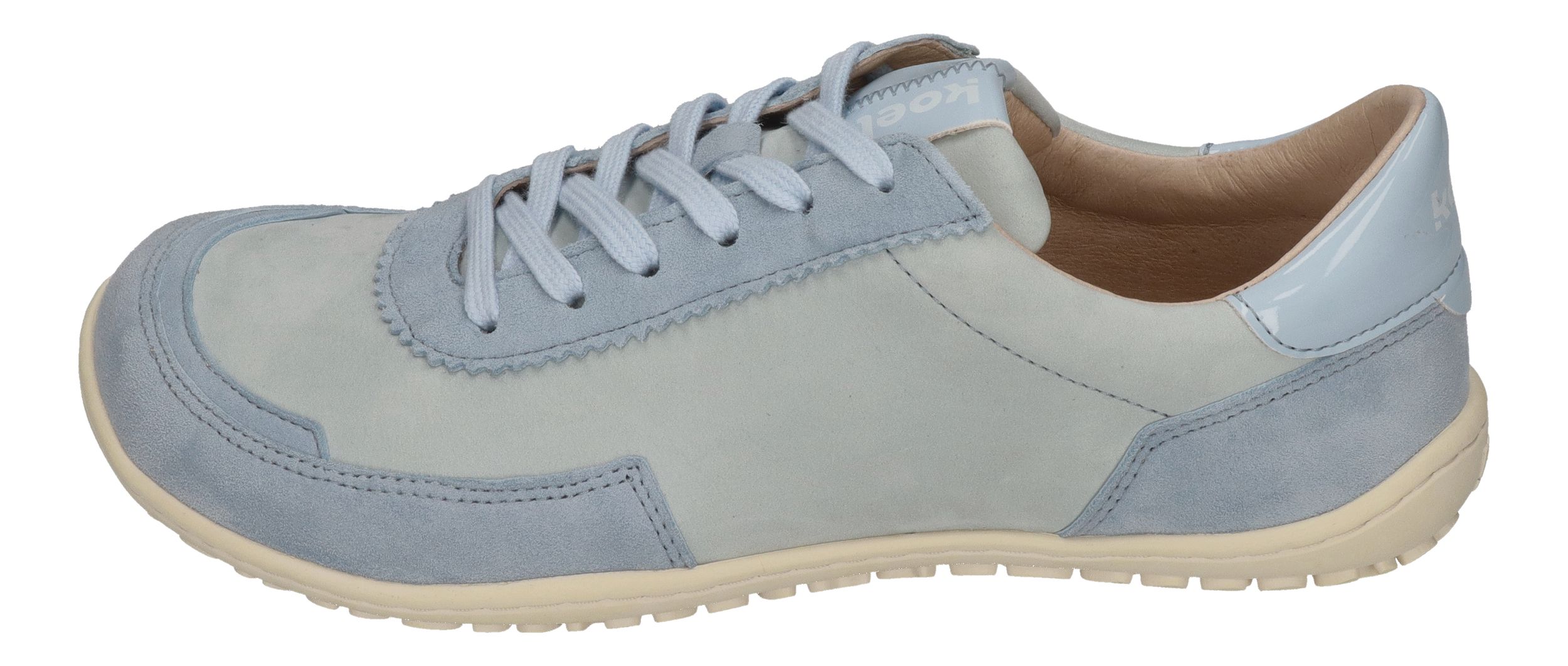 KOEL Damen Barfuß Sneakers ISABELLA SUEDE celeste