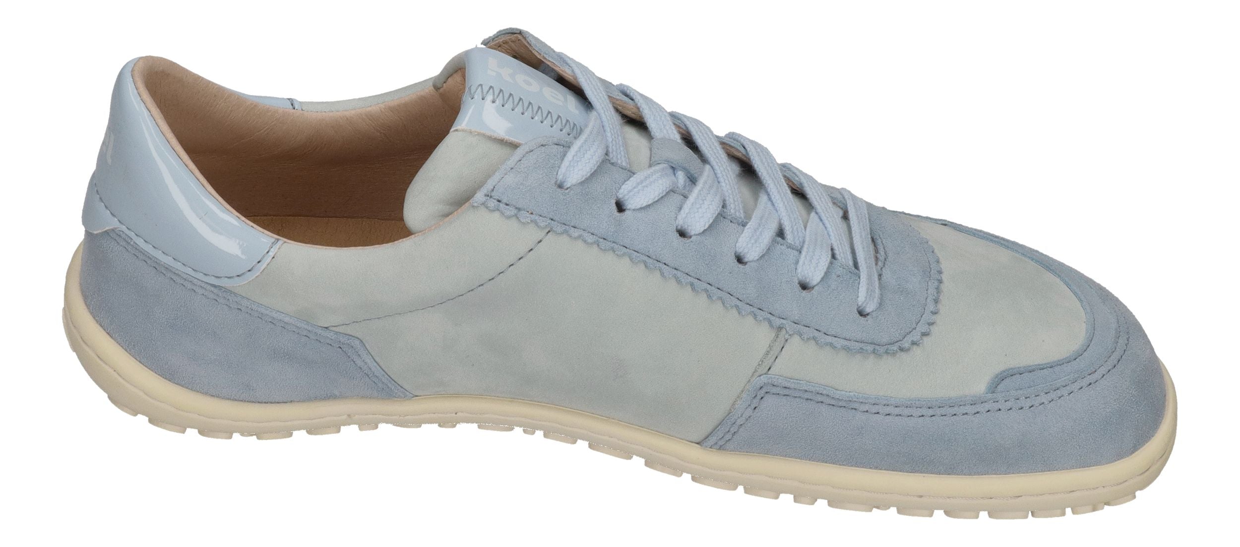 KOEL Damen Barfuß Sneakers ISABELLA SUEDE celeste
