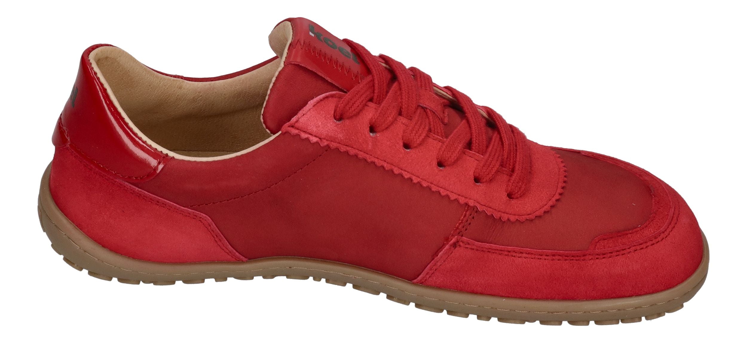 KOEL Damen Barfuß Sneakers ISABELLA SUEDE red