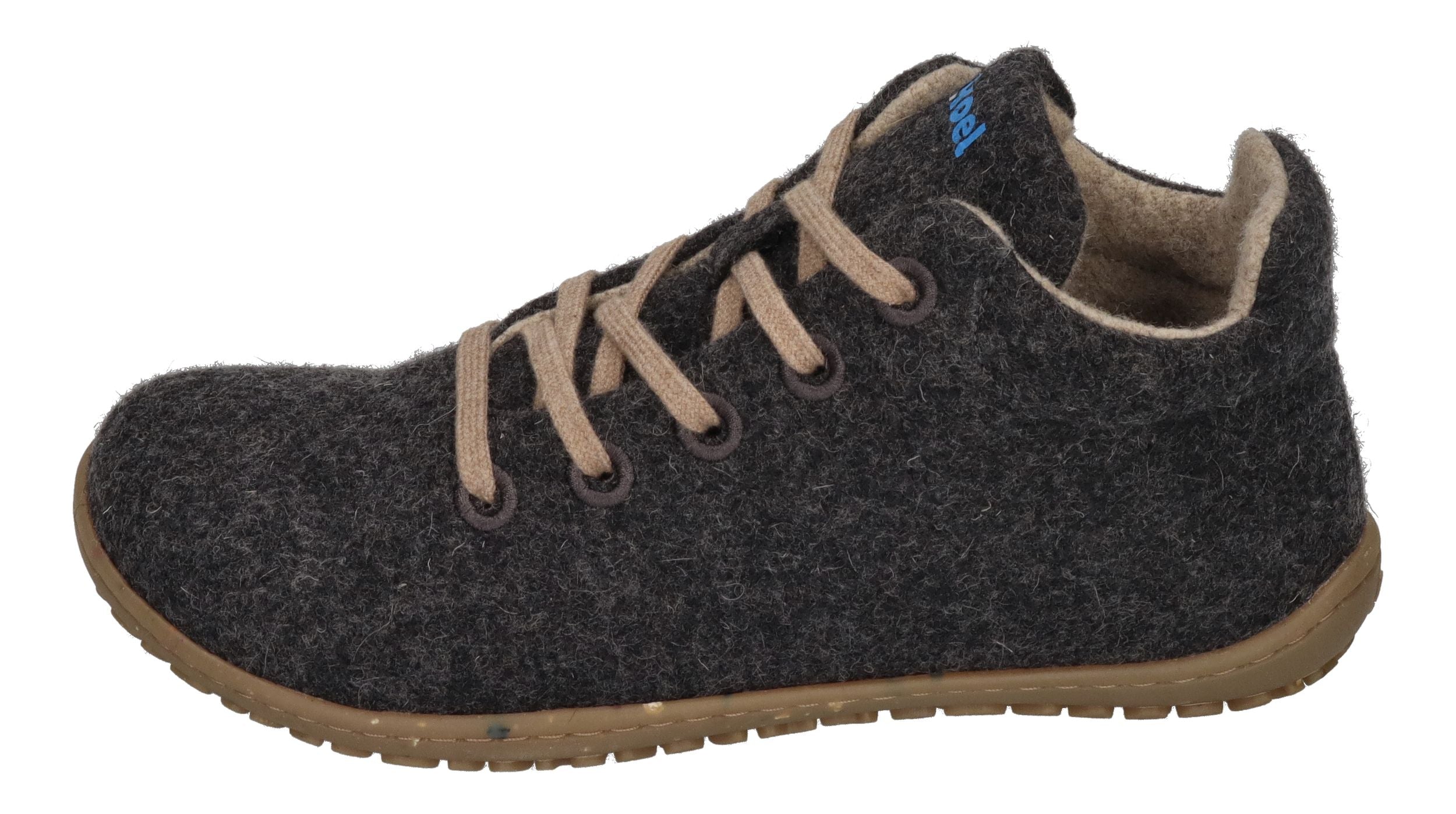 KOEL Damen Barfußschuhe Sneakers INA ECO MERINO dark grey