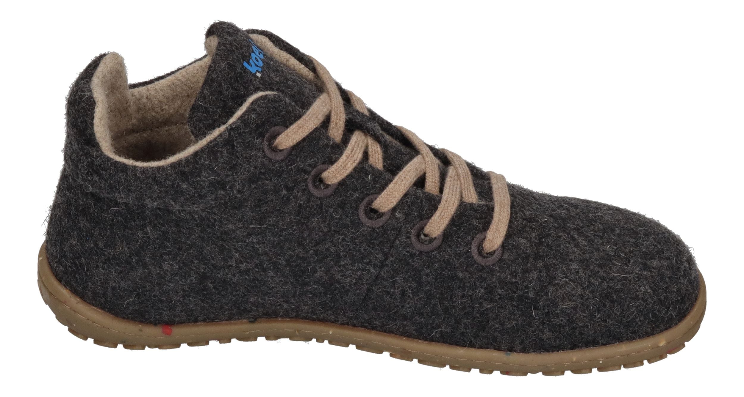 KOEL Damen Barfußschuhe Sneakers INA ECO MERINO dark grey