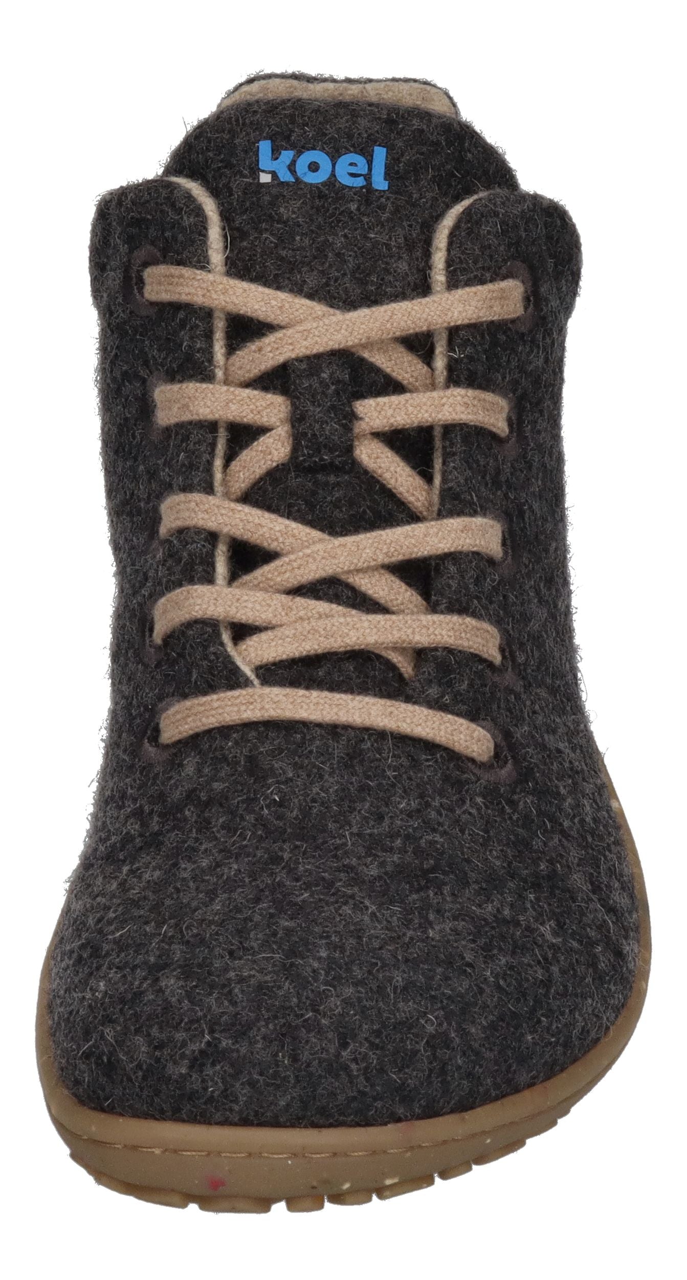 KOEL Damen Barfußschuhe Sneakers INA ECO MERINO dark grey