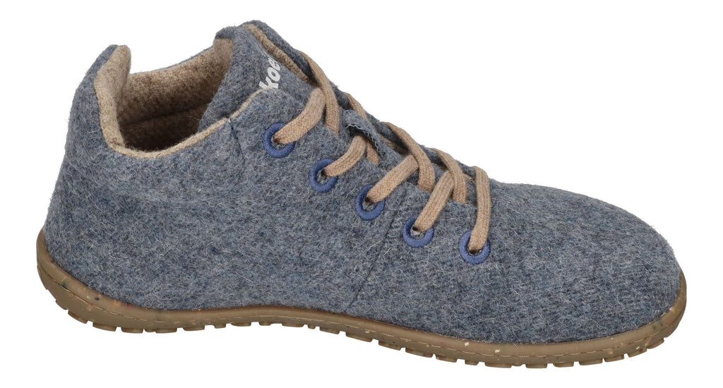 KOEL Damen Barfußschuhe Sneakers INA ECO MERINO jeans