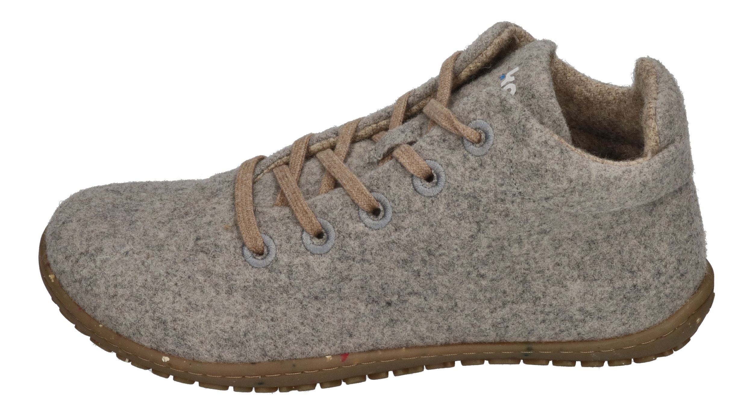 KOEL Damen Barfußschuhe Sneakers INA ECO MERINO light grey