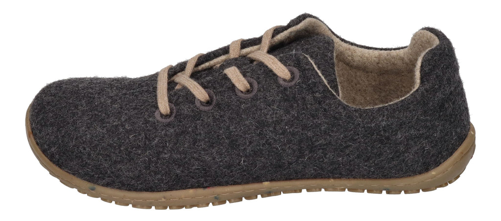 KOEL Unisex Barfußschuhe Sneakers INES ECO MERINO dark grey