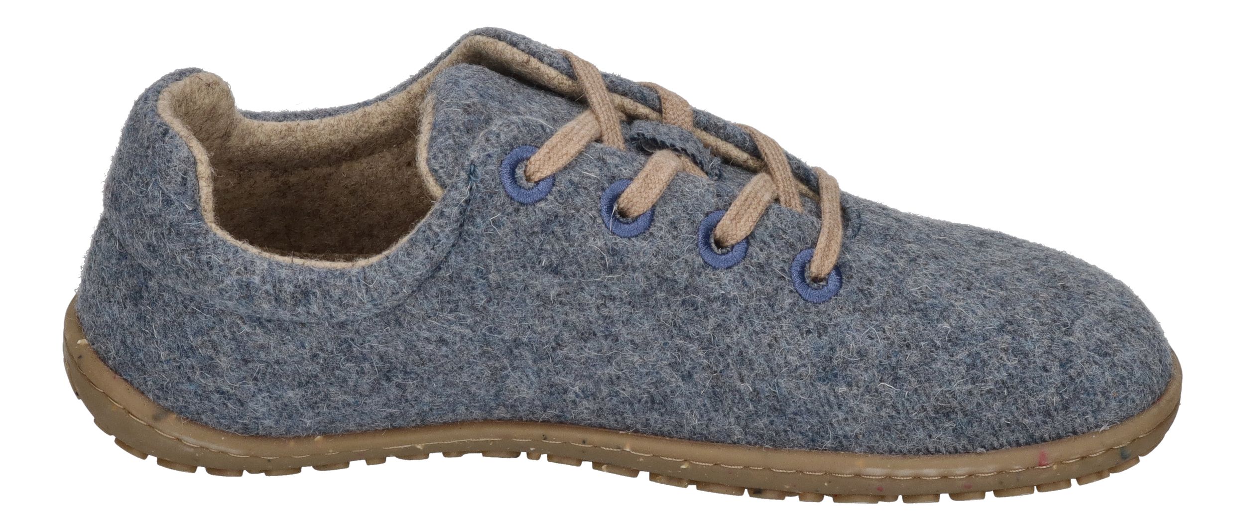 KOEL Damen Barfußschuhe Sneakers INES ECO MERINO jeans