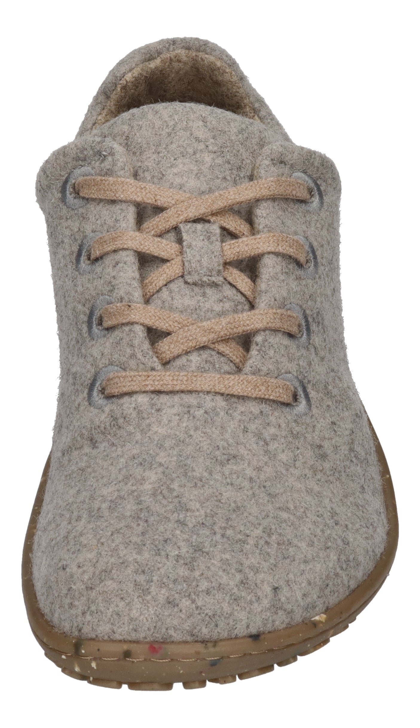 KOEL Damen Barfußschuhe Sneakers INES ECO MERINO light grey