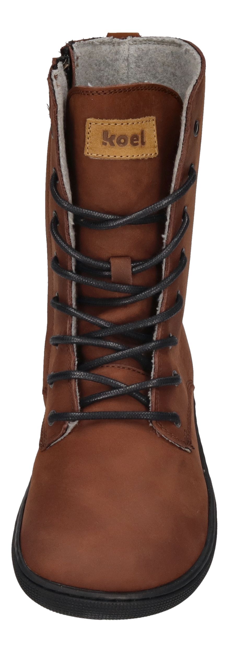 KOEL Damenschuhe Barefoot Booties FARO MERINO choco