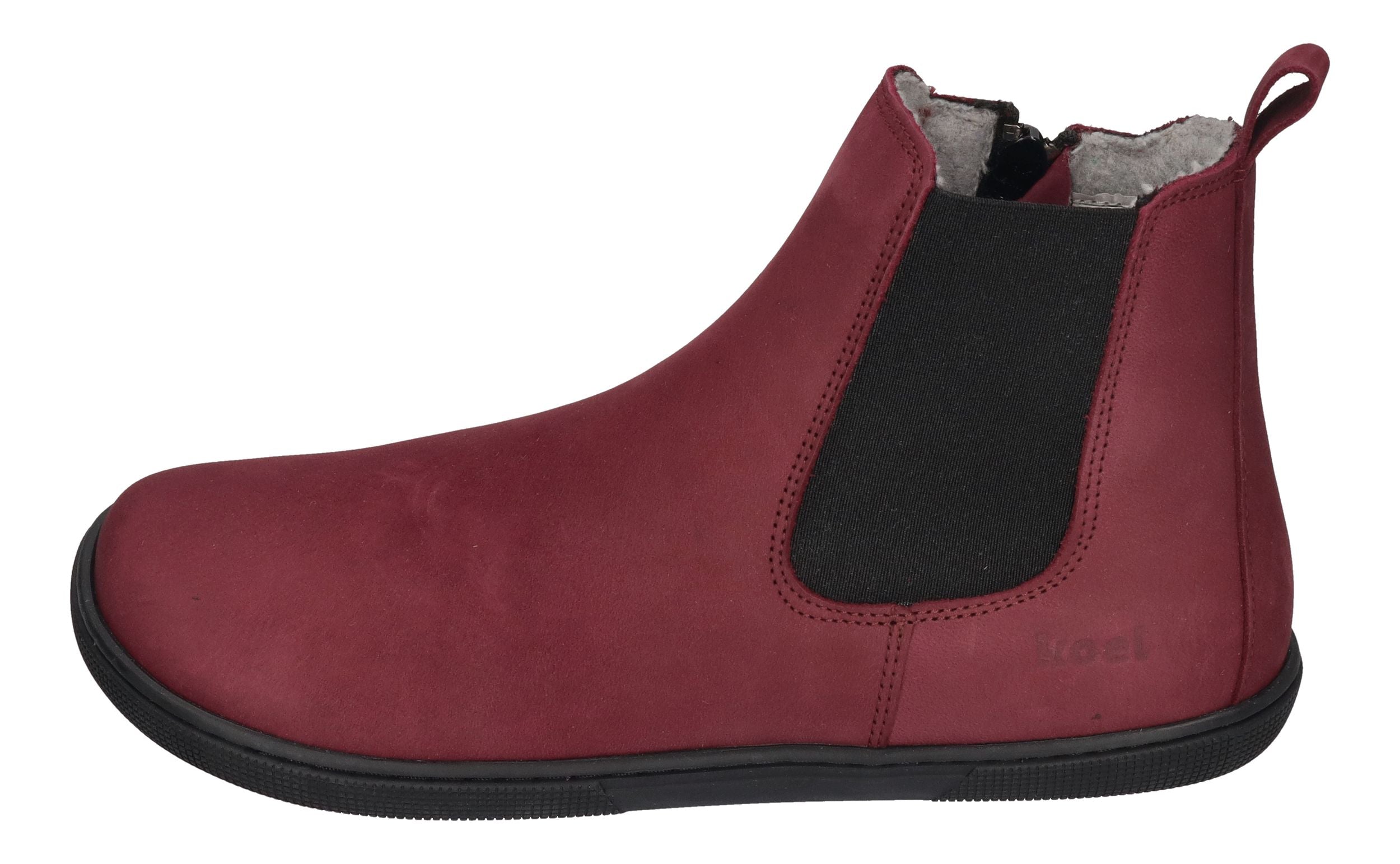 KOEL Damenschuhe - Barefoot Booties FILAS MERINO bordo
