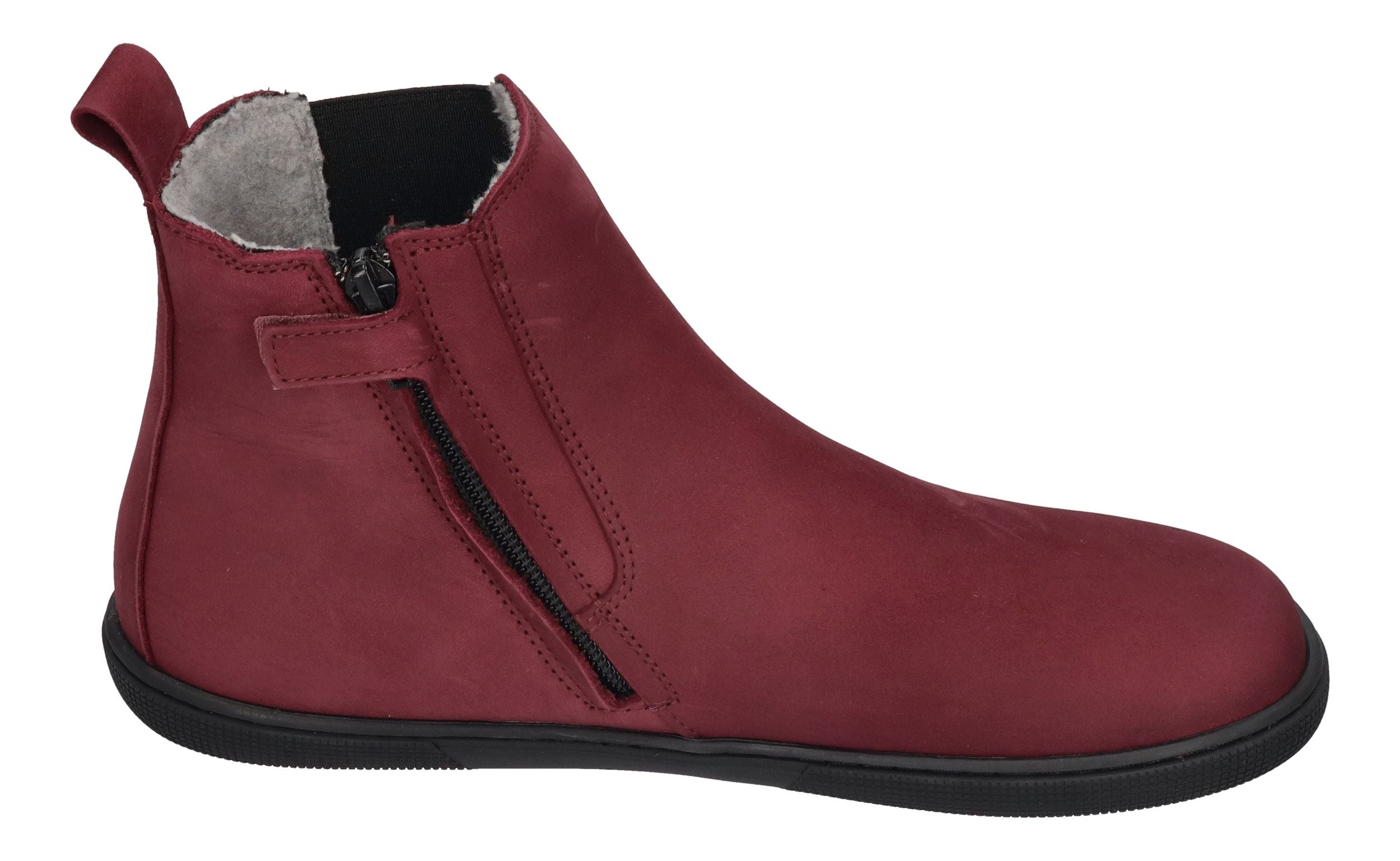 KOEL Damenschuhe - Barefoot Booties FILAS MERINO bordo