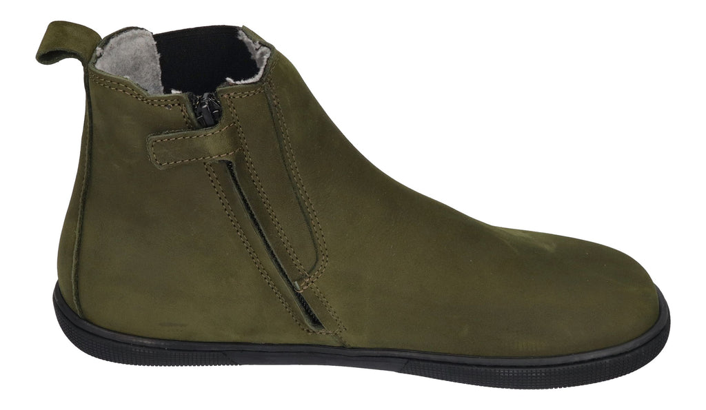 KOEL Damenschuhe - Barefoot Booties FILAS MERINO khaki