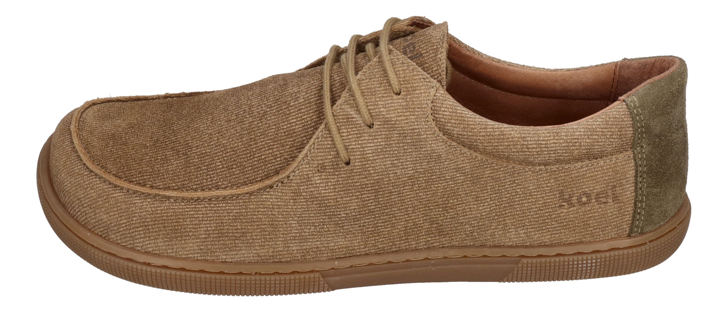 KOEL Damenschuhe Barefoot Schnürschuhe FAGO LEATHER taupe
