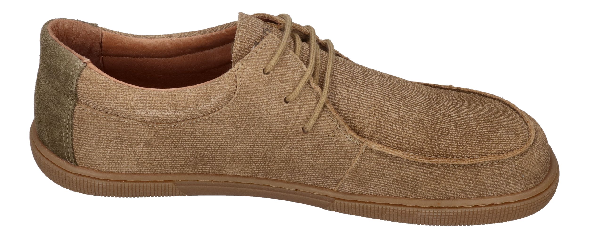 KOEL Damenschuhe Barefoot Schnürschuhe FAGO LEATHER taupe