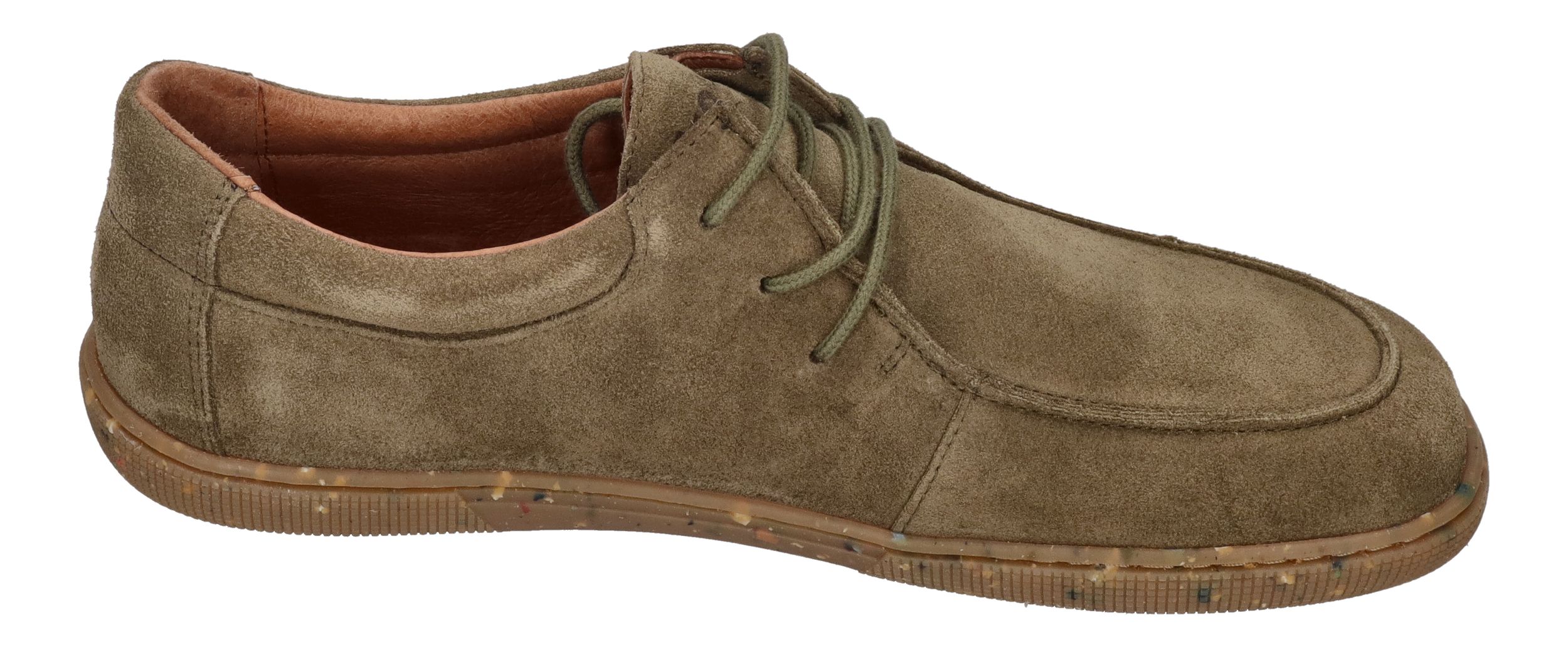 KOEL Damenschuhe Barefoot Schnürschuhe FAGO SUEDE olive