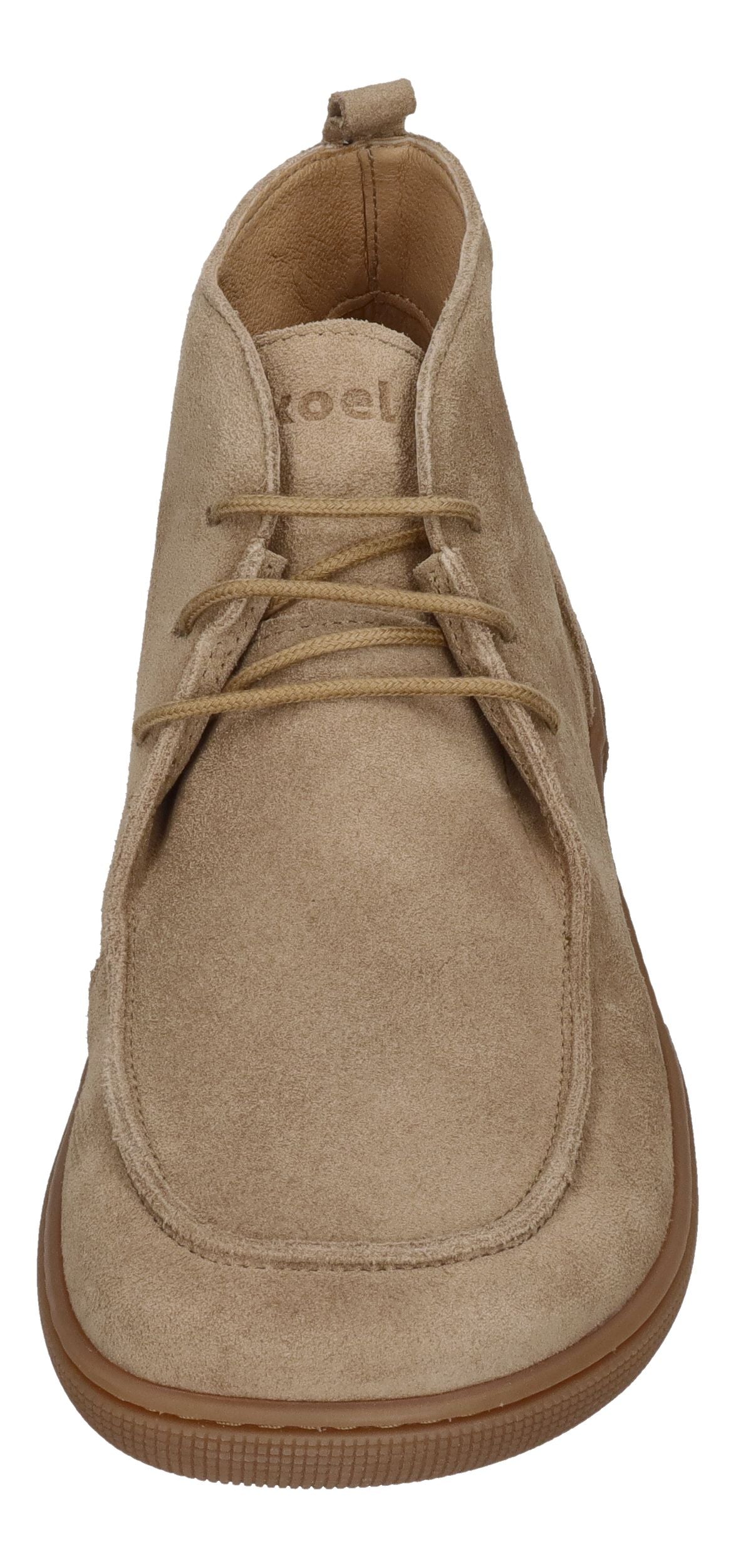 KOEL Damenschuhe - Barefoot Schnürschuhe FAYE - taupe
