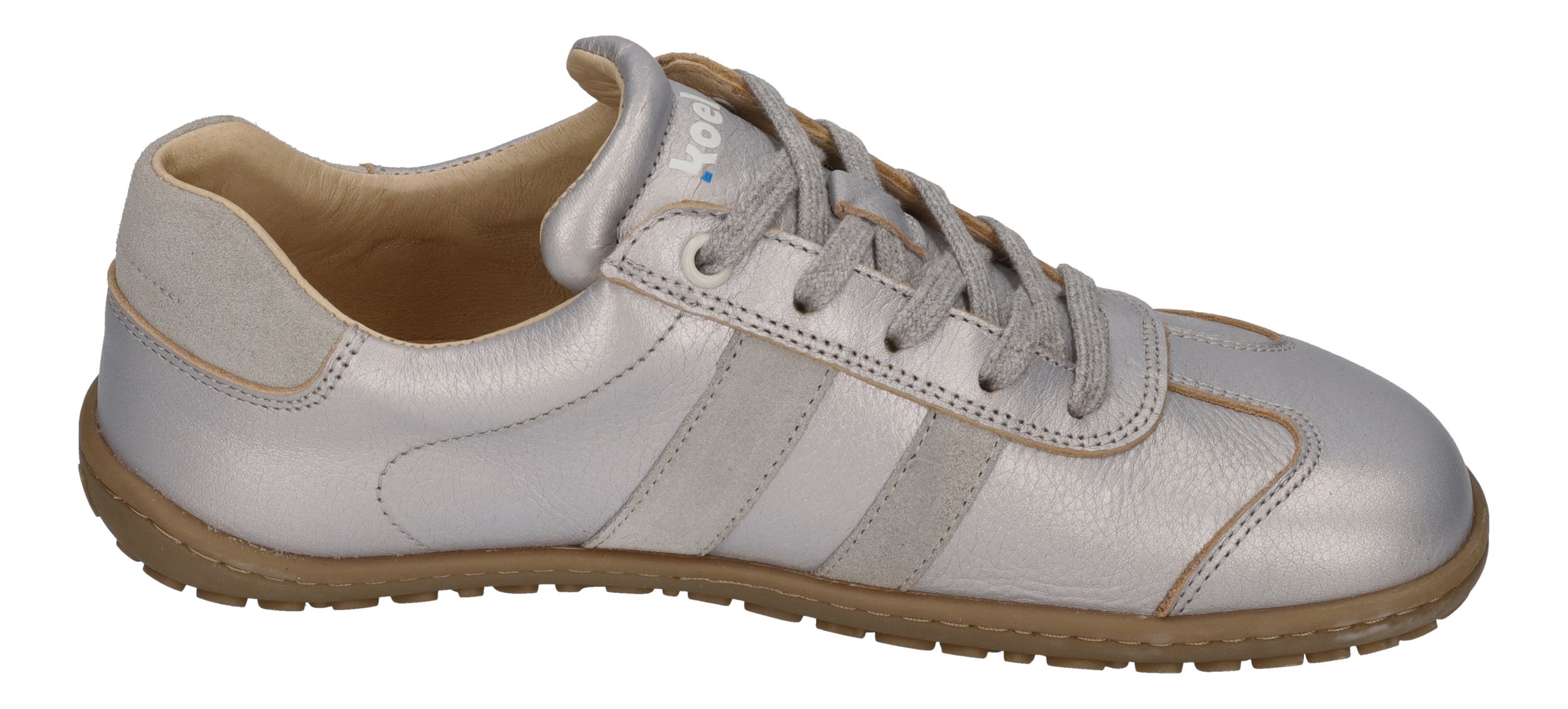 KOEL Damenschuhe Barfuß Sneakers ILA METALIC - silver