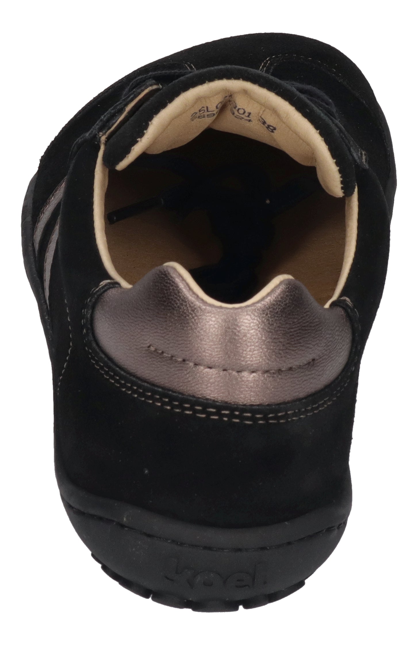 KOEL Damenschuhe Barfuß Sneakers ILA SUEDE - black bronze