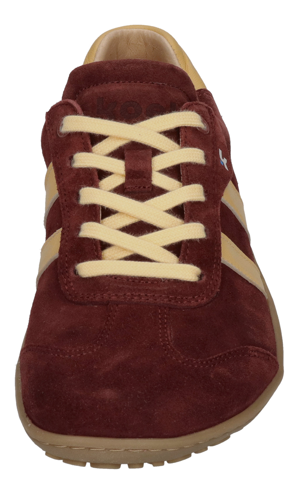 KOEL Damenschuhe Barfuß Sneakers ILA SUEDE - bordo