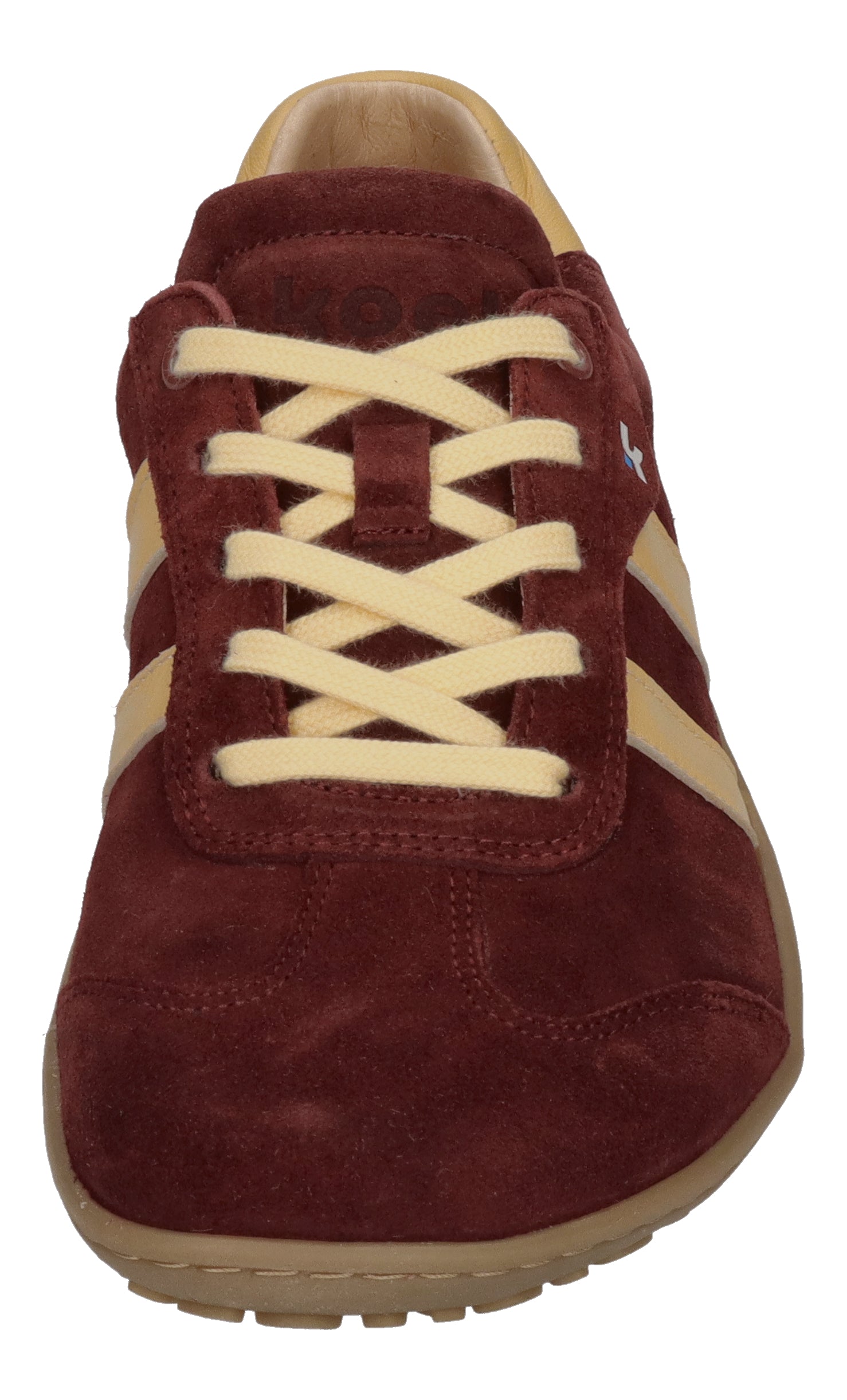 KOEL Damenschuhe Barfuß Sneakers ILA SUEDE - bordo